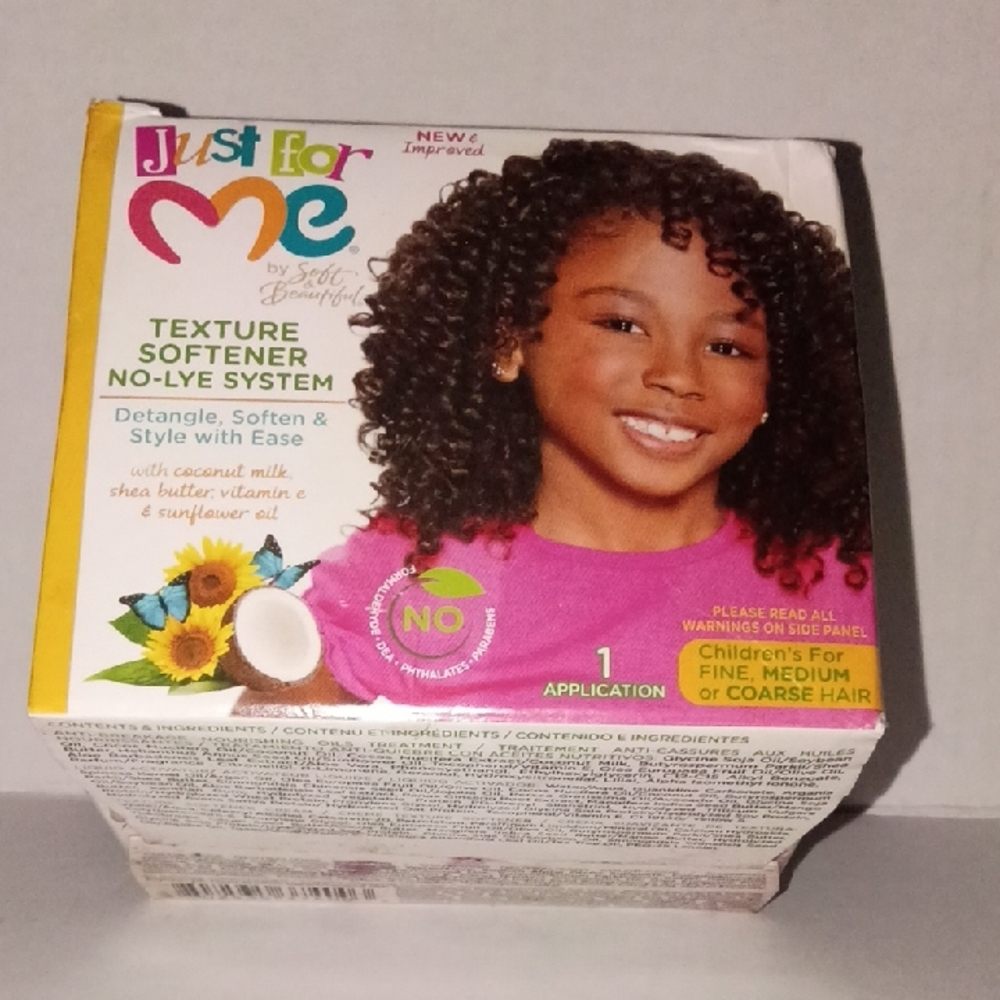 Texture Softener No-Lye System for Kids - Pink